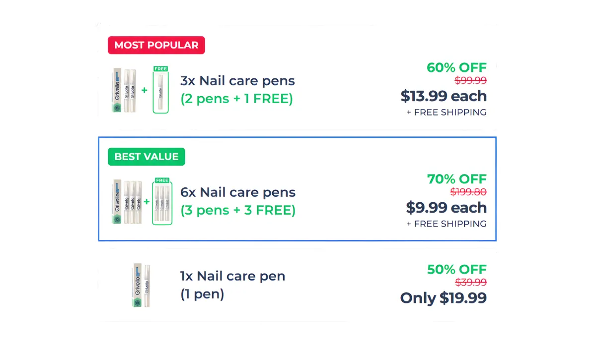 Orivelle Fungus Pen Pricing